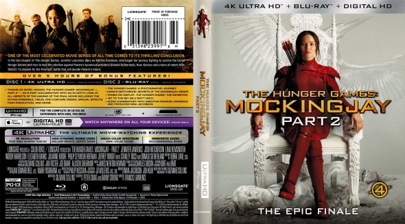 The Hunger Games: Mockingjay Part 2 [4K Ultra HD + Blu-ray + Digital HD]  [4K UHD]