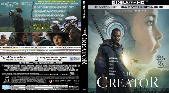 The Creator (4K Ultra HD + Blu-ray + Digital Code)