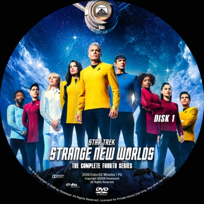 Star Trek: Strange New Worlds - Season 4; disk 1