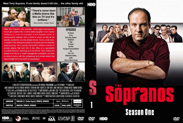The Sopranos - Season 1 (spanning spine)