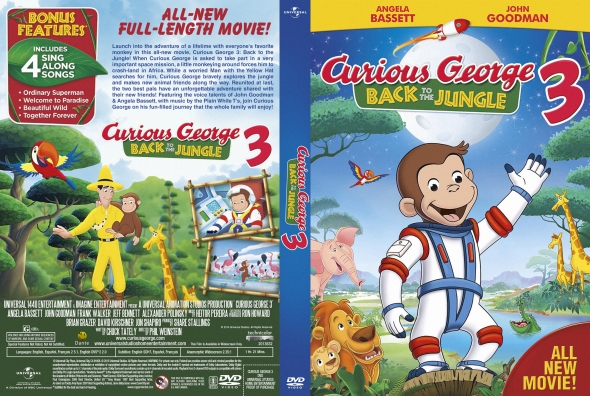 Curious George 3: Back to the Jungle (2015) – DVD Menus