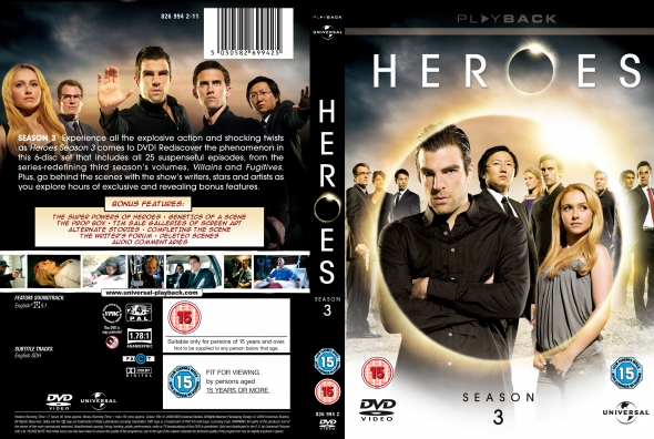 Covercity Dvd Covers Labels Heroes Season 3