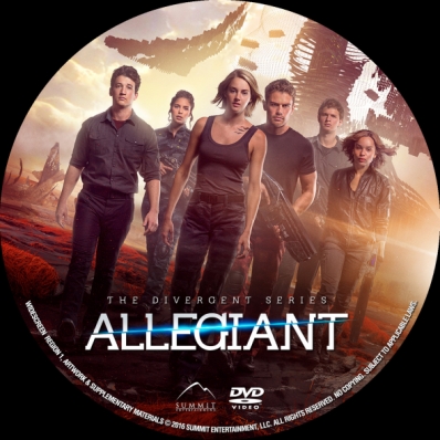 The Divergent Series Allegiant