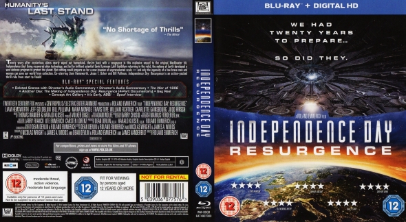 independence day resurgence 2025 dvd cover