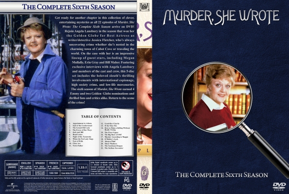Murder She Wrote - Season 6 (spanning spine)