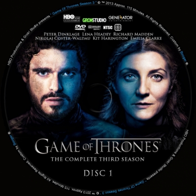Game Of Thrones - Season 3; disc 1