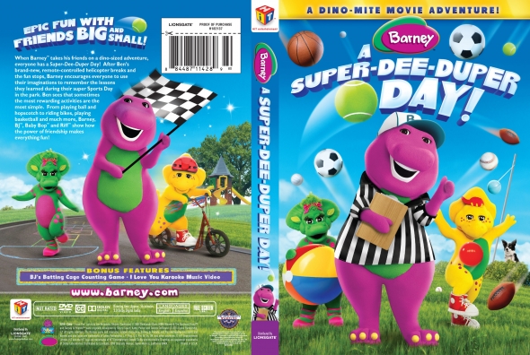 Covercity Dvd Covers And Labels Barney A Super Dee Duper Day