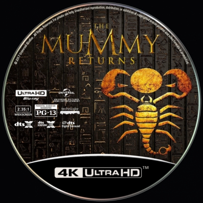 The Mummy 2 4K Label