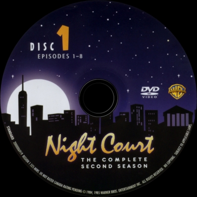 Night Court - Season 2; disc 1
