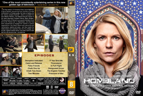 Homeland- Season 8 (spanning spine)