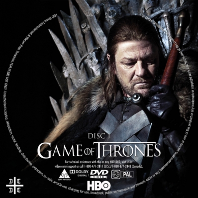 game of thrones complete season 1 dvd cover