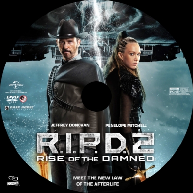 R.I.P.D. 2 Rise Of The Damned (2022) R1 Custom DVD Label 
