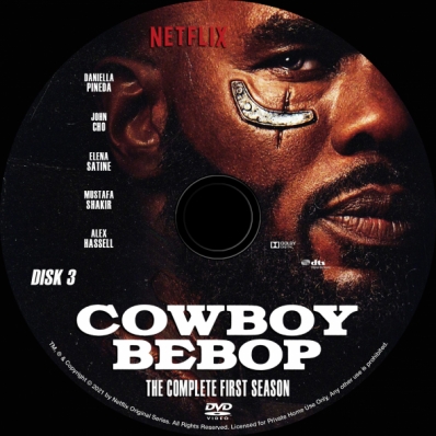 Cowboy Bebop - Season 1; disk 3