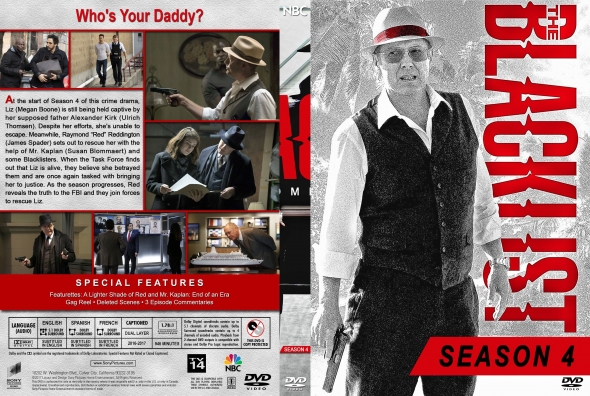 The Blacklist - Season 4 (spanning spine)