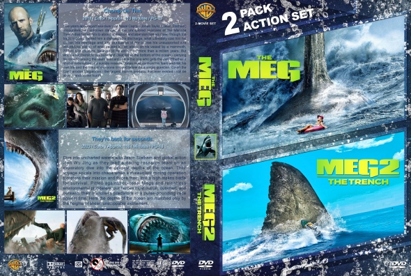 The Meg Meg 2: The Trench Double Feature R1 Custom DVD, 56% OFF