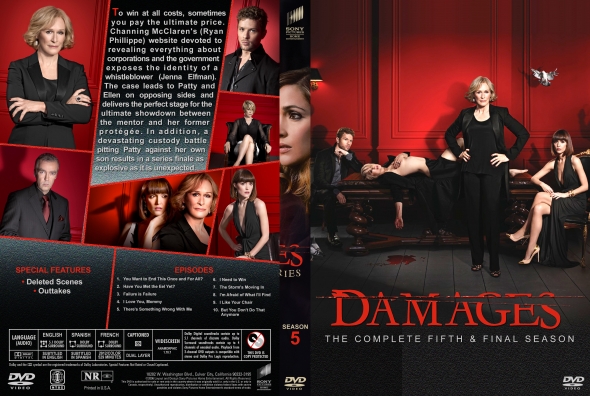 Damages - Season 5 (spanning spine)