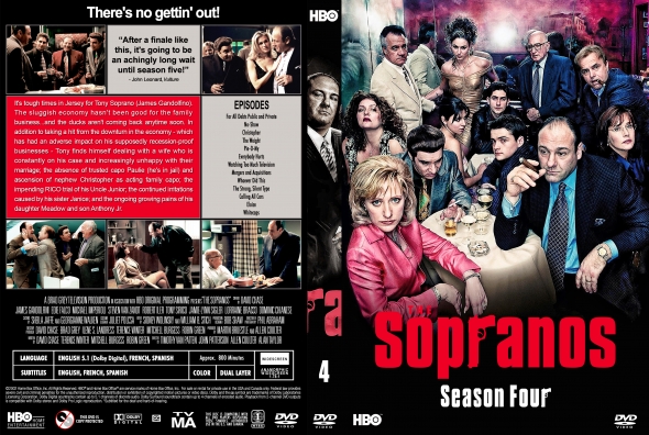 The Sopranos - Season 4 (spanning spine)