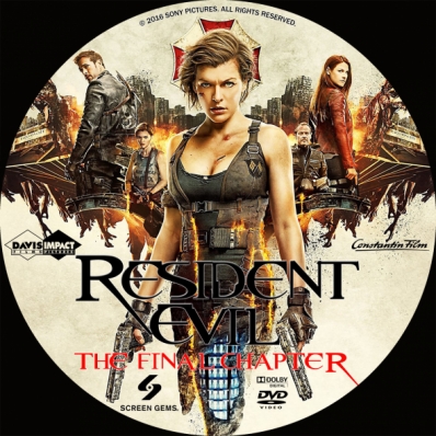 Resident Evil: The Final Chapter (DVD, 2016), Movie 43396488649