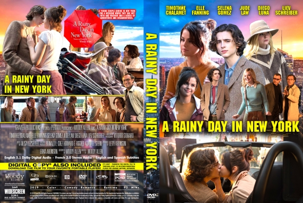 A Rainy Day in New York (2019) dvd movie cover