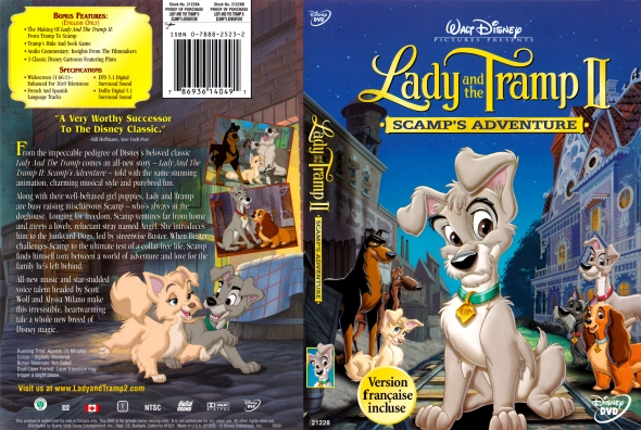 Lady and the Tramp II: Scamp's Adventure
