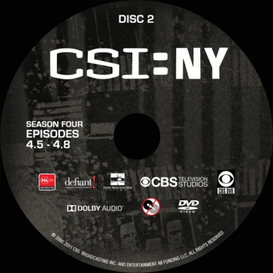 CSi: NY - Season 4; disc 2