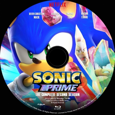 Sonic Prime DVD 