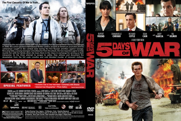 Covercity Dvd Covers Labels 5 Days Of War
