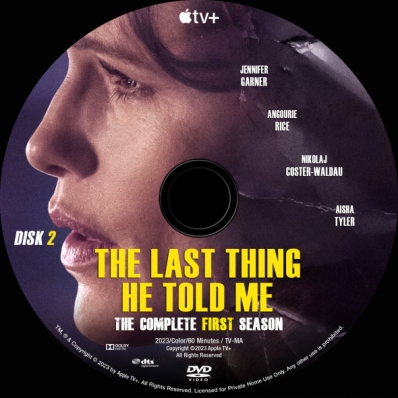 The Last Thing He Told Me - Season 1; disk 2