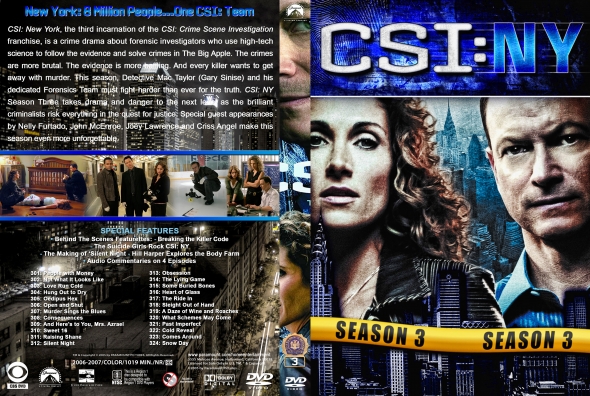 CSI: NY - Season 3 (spanning spine)