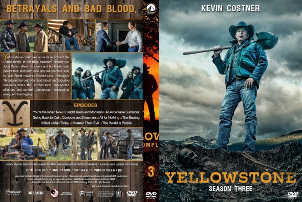 Yellowstone - Season 3 (spanning spine)