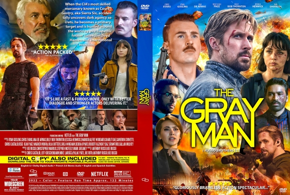 The Gray Man (2022) DVD Free Shipping