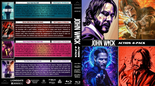 John Wick Action 4-Pack