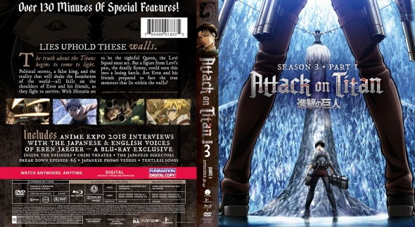 Shingeki No Kyojin (attack On Titan) 3 Temporadas - Blu-ray