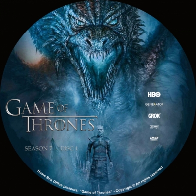 Game of Thrones - Season 7; disc 1