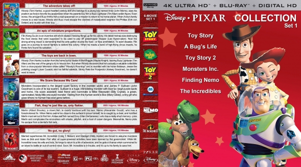 Disney - Pixar Collection - Set 1 (4K)