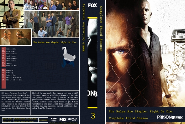 Prison Break Season 3 Dvd Cover CoverCity - DVD Covers & Labels - Prison Break - Season 3