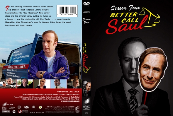 Better Call Saul Saison 4 Blu Ray CoverCity - DVD Covers & Labels - Better Call Saul - Season 4