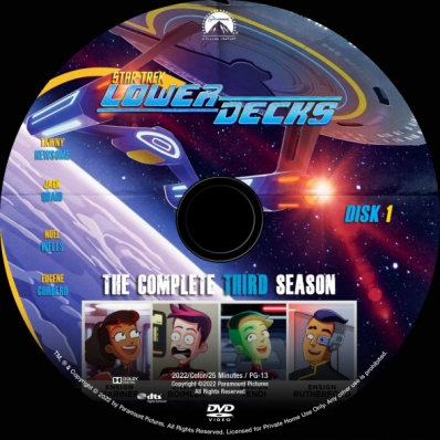 Star Trek: Lower Decks - Season 3; disk 1