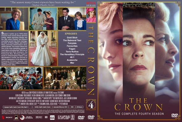 Date Sortie Dvd The Crown Saison 4 CoverCity - DVD Covers & Labels - The Crown - Season 4