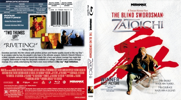 The Blind Swordsman: Zatoichi