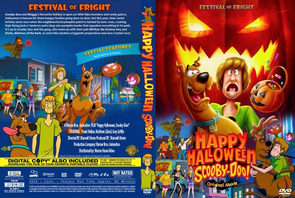CoverCity DVD  Covers Labels Happy Halloween  Scooby  Doo  
