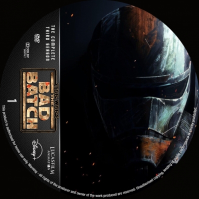 Star Wars The Bad Batch - Season 3, disc 1