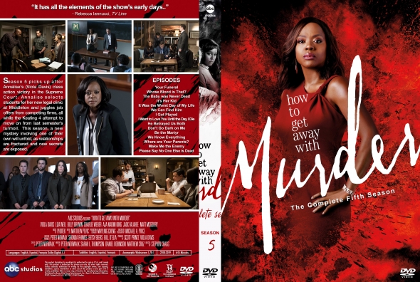 How to Get Away With Murder - Season 5 (spanning spine)