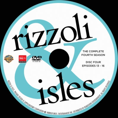 Rizzoli & Isles - Season 4; disc 4
