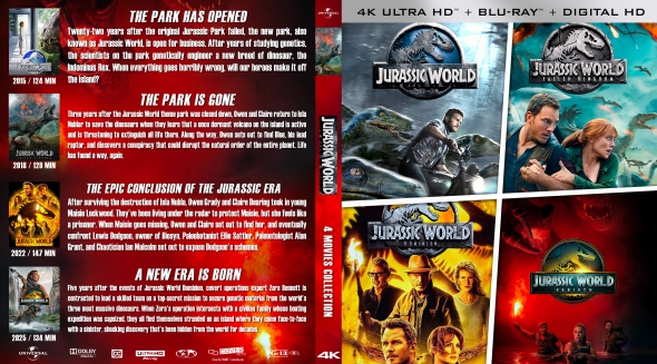 Jurassic World Collection (2015 - 2025) 4K