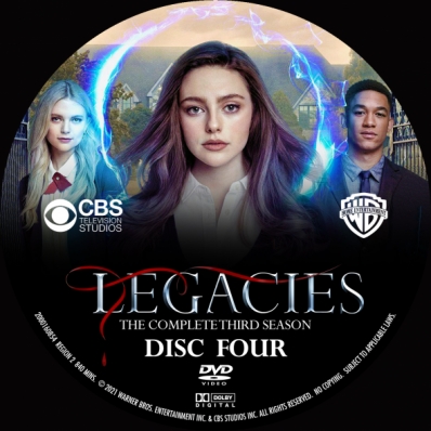 Legacies - Season 3; disc 4