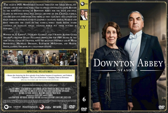 Downton Abbey - Season 6 (spanning spine)