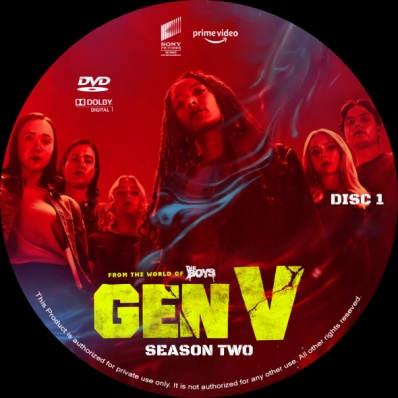 CoverCity - DVD Covers & Labels - Gen V - Season 2; disc 1