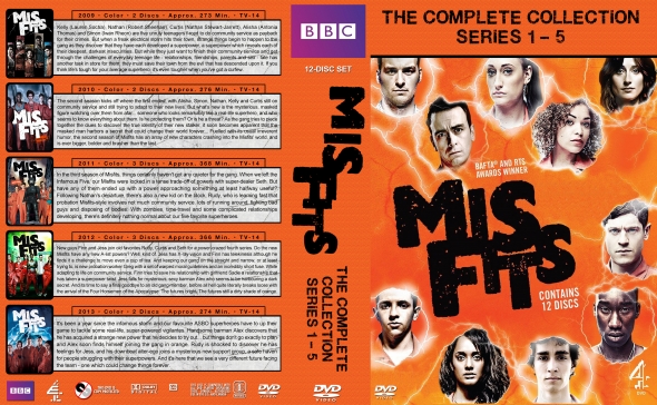 Misfits - The Complete Collection - Series 1-5