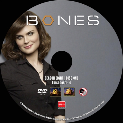 CoverCity - DVD Covers & Labels - Bones - Season 8; disc 1